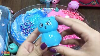 Disney Princess Slime Pink Vs Blue | Mixing So Many Things into Slime | Satisfying Slime Videos #540