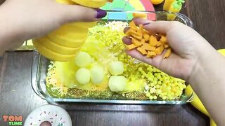 Special Series Yellow Slime | Mixing Random Things into Slime | Satisfying Slime Videos#535