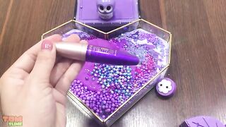 SPECIAL SERIES Purple Heart Slime | Mixing Random Things into Glossy Slime | Slime Video #531