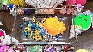 Mixing Glitter and Floam into Clear Slime | Satisfying Slime Videos #517