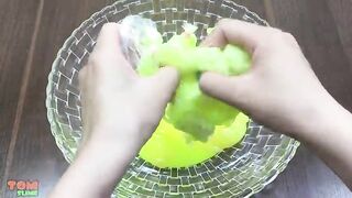 Yellow Slime | Mixing Beads and Floam into Slime | Satisfying Slime Videos #512