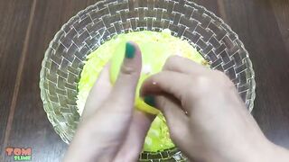 Yellow Slime | Mixing Beads and Floam into Slime | Satisfying Slime Videos #512