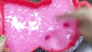 Peppa Pig Slime Pink Vs Blue | Mixing Beads and Glitter into Slime | Satisfying Slime Videos #510