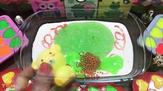 Mixing Beads and Glitter into Slime | Slime Smoothie | Satisfying Slime Videos #506
