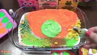 Mixing Beads and Glitter into Slime | Slime Smoothie | Satisfying Slime Videos #506