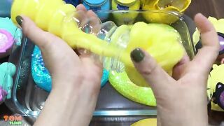 Yellow vs Blue Slime | Mixing Makeup and Floam into Slime | Satisfying Slime Videos #499