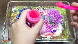 Mixing Makeup and Floam into Glossy Slime | Slime Smoothie | Satisfying Slime Videos #486