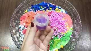 Mixing Beads and Floam into Glossy Slime | Slime Smoothie | Satisfying Slime Videos #468