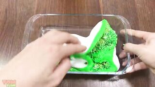 Pink vs Green Slime | Mixing Random Things into Glossy Slime | Satisfying Slime Videos #456