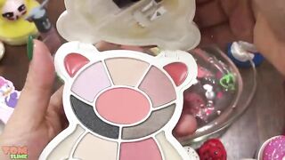 Mixing Makeup Eyeshadow Into Slime ASMR 453 Satisfying Slime Video | Tom Slime