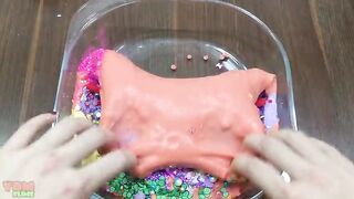 Mixing Makeup and Glitter into Slime | Slime Smoothie | Satisfying Slime Videos #419