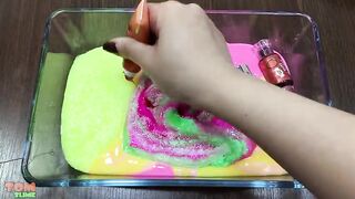 Rainbow Slime | Mixing Beads and Glitter into Slime | Satisfying Slime Videos #415
