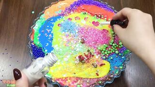 Mixing Makeup and Floam into Glossy Slime | Slime Smoothie | Satisfying Slime Videos #410