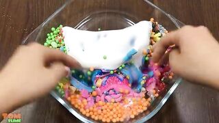 Mixing Random Things into Glossy Slime | Slime Smoothie | Satisfying Slime Videos #406