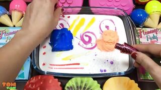 Mixing Random Things into Glossy Slime | Slime Smoothie | Satisfying Slime Videos #400