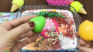 Mixing Random Things into Glossy Slime | Slime Smoothie | Satisfying Slime Videos #400