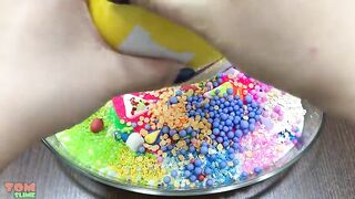 Mixing Makeup and Glitter into Slime | Slime Smoothie | Satisfying Slime Videos #388