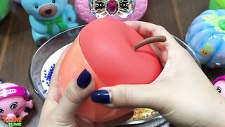 Rainbow Slime | Mixing Makeup and Glitter into Glossy Slime | Satisfying Slime Videos #384