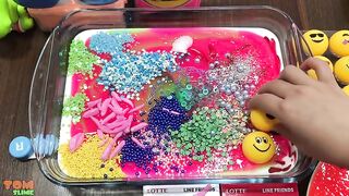 Mixing Random Things into Glossy Slime | Slime Smoothie | Satisfying Slime Videos #383