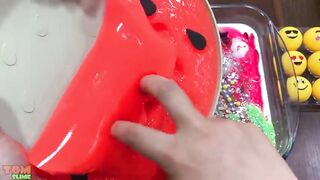 Mixing Random Things into Glossy Slime | Slime Smoothie | Satisfying Slime Videos #383