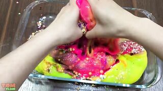 Mixing Glitter and Floam into Slime | Slime Smoothie | Satisfying Slime Videos #377