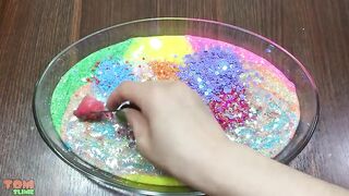 Mixing Makeup and Glitter into Slime | Slime Smoothie | Satisfying Slime Videos #371