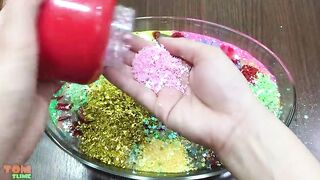 Mixing Makeup and Glitter into Slime | Slime Smoothie | Satisfying Slime Videos #371