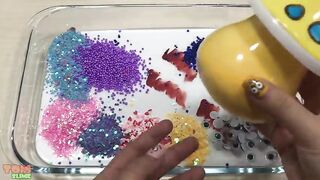 Mixing Random Things into Glossy Slime | Slime Smoothie | Satisfying Slime Videos #368