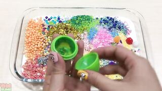 Mixing Random Things into Glossy Slime | Slime Smoothie | Satisfying Slime Videos #360