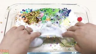 Mixing Random Things into Glossy Slime | Slime Smoothie | Satisfying Slime Videos #360