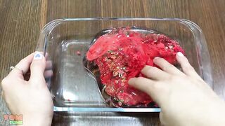 Red Vs Yellow - Mixing Makeup Eyeshadow Into Slime Special Series 359 Satisfying Slime Videos