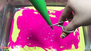 Making Glossy Slime With Rainbow Piping Bags | Satisfying Glossy Slime #345