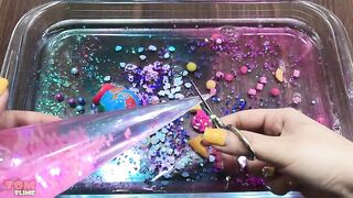 Making Purple Clear Slime With Piping Bags | Satisfying Clear Slime, ASMR Slime
