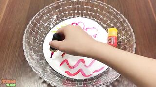 Rainbow Slime | Mixing Random Things into Glossy Slime | Satisfying Slime Videos #325
