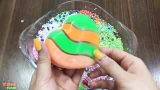 Disney Princess Slime | Mixing Beads and Glitter into Clear Slime | Satisfying Slime Videos #322