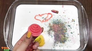 Mixing Random Things into Glossy Slime | Slime Smoothie | Satisfying Slime Videos #321