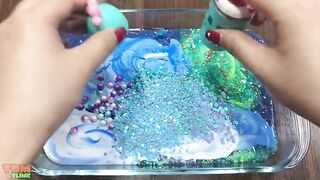 Blue Slime | Mixing Random Things into Slime | Satisfying Slime Videos #318