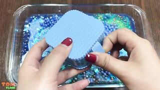 Blue Slime | Mixing Random Things into Slime | Satisfying Slime Videos #318