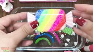Rainbow Slime | Mixing Makeup and Glitter into Clear Slime | Satisfying Slime Videos #310