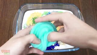 Mixing Random Things into Glossy Slime | Slime Smoothie | Satisfying Slime Videos #307