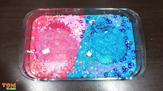 Pink Vs Blue Slime | Mixing Random Things into Slime | Satisfying Slime Videos #299