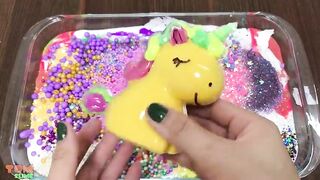 Mixing Random Things into Fluffy Slime | Slime Smoothie | Satisfying Slime Videos #292