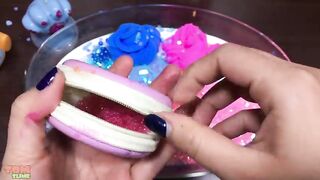 Peppa Pig Slime Pink Vs Blue | Mixing Random Things into Glossy Slime | Satisfying Slime Videos #286