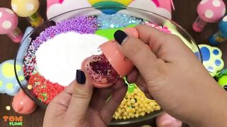 Mixing Random Things into Clear Slime | Slime Smoothie | Satisfying Slime Videos #271