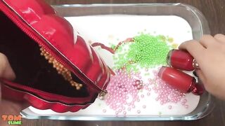 Hello Kitty Slime | Mixing Random Things into Glossy Slime | Satisfying Slime Videos #267