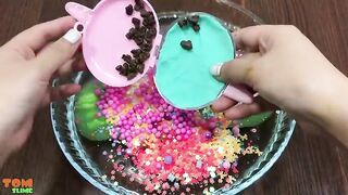 Mixing Random Things into Clear Slime | Slime Smoothie | Satisfying Slime Videos #254