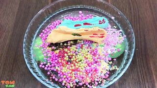 Mixing Random Things into Clear Slime | Slime Smoothie | Satisfying Slime Videos #254