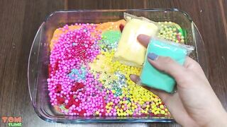 Rainbow Slime | Mixing Random Things into Slime | Satisfying Slime Videos #251