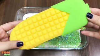 Mixing Random Things into Glossy Slime | Slime Smoothie | Satisfying Slime Videos #248