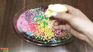Mixing Random Things into Clear Slime | Slime Smoothie | Satisfying Slime Videos #246